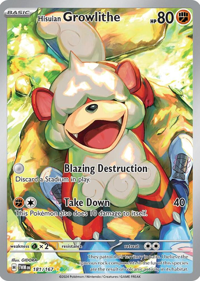 Hisuian Growlithe 181/167