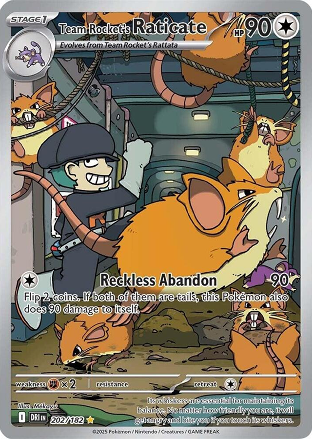 Team Rocket's Raticate 202/182